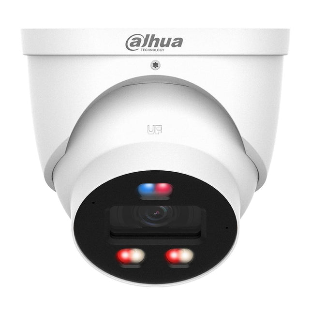Dahua Security Camera: 8MP TiOC 3.0 Pro 2.8mm Turret, WizSense AI, WizColor, SMD+, Alarm