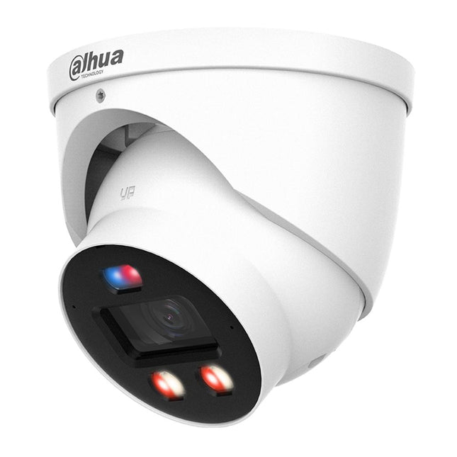 Dahua Security Camera: 8MP TiOC 3.0 Pro 2.8mm Turret, WizSense AI, WizColor, SMD+, Alarm