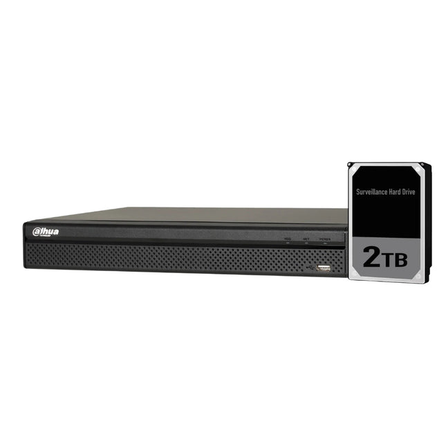 Dahua 8CH XVR with 2TB HDD Installed - DH-XVR5108HS-4KL-I3-S2-2TB