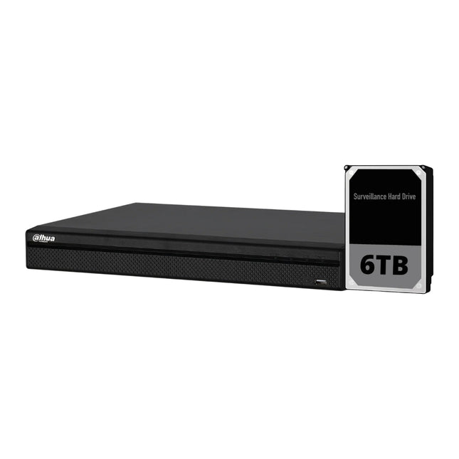 Dahua 8CH XVR with 6TB - DH-XVR5108HS-4KL-I3-S2-6TB