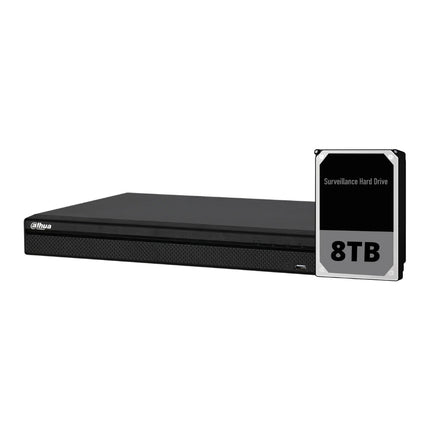Dahua 8CH XVR with 8TB - DH-XVR5108HS-4KL-I3-S2-8TB