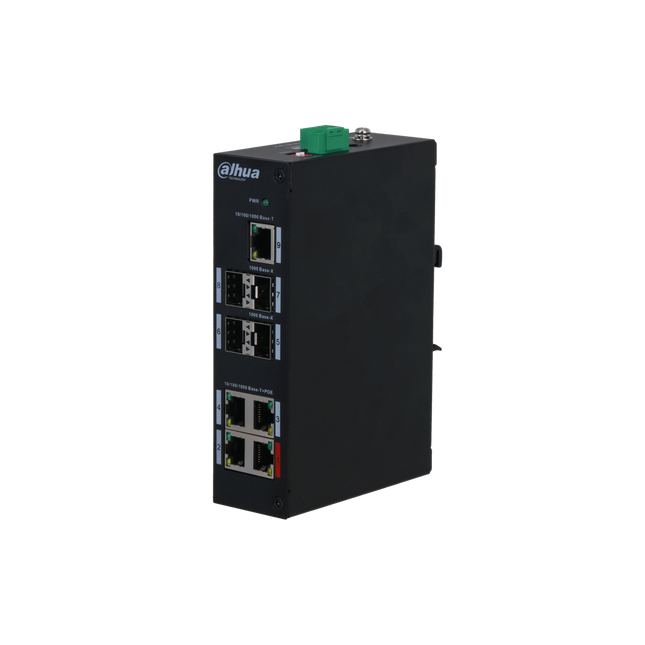 Dahua 8-Port ( 9P) Gigabit PoE+ Switch 120W, 4x SFP, 1x Uplink, L2 Unmanaged - DH-PFS3409-4GT-96-V2