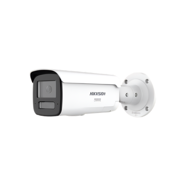 Hikvision DS-2CD2T67G3-LIS2UY-SL 6MP ColorVu 3.0 Bullet Camera with Active Deterrence, Built-in Mic, and IR