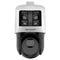 Hikvision DS-2SE4C425MWG-E-26 (F0) TandemVu PTZ 6 and 4MP Lens, Panoramic 180 Degree, 25X Optical Zoom, IR 100M, ColorVu 30M, 12VDC / PoE+, Includes Wall Mount Bracket (4C425)