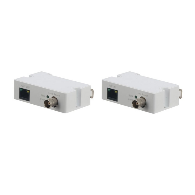 Dahua Single-Port Long Reach Ethernet over Coax Extender - KIT-DH-LR1002-1ET/LR1002-1EC