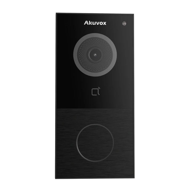 Akuvox E12W (Black): Stylish In-Wall Mounting Solution for a Sleek Finish