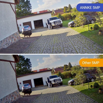 Annke Security Kit: 4x 5MP Bullet Cameras, 8CH 5MP NVR, Smart Dual Light, AI Detect, Mic