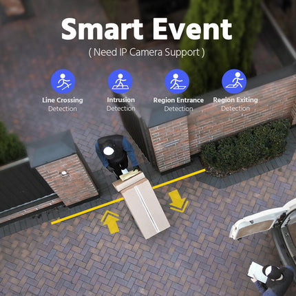 Annke Security Kit: 12x 2MP Bullet Cameras, 16CH NVR, Smart Dual Light, AI Detect, Mic