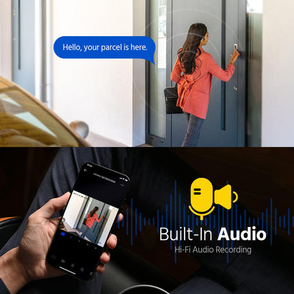 ANNKE 8CH 5MP Outdoor CCTV Security System, 4 Turret Cameras, AI Human & Vehicle Detection, Built-in Microphone