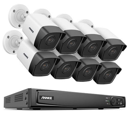 Annke Security Kit: 8x 8MP Bullet Cameras, 16CH NVR, Smart Dual Light, AI Detect, Mic