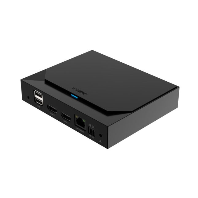 Hanwha Wisenet Decoder, 64ch, 60fps at 8MP, HDMI, PoE, 12VDC - SPD-152
