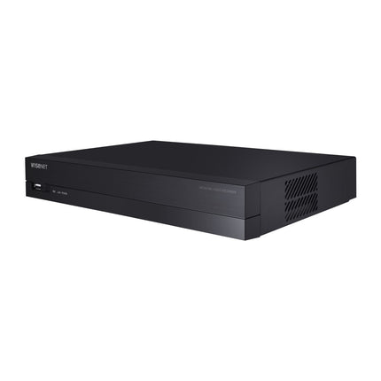 Hanwha 4ch PoE NVR, AI Search, 50Mbps, HDMI/VGA, No HDD, (1 SATA 6TB Max) - XRN-420S