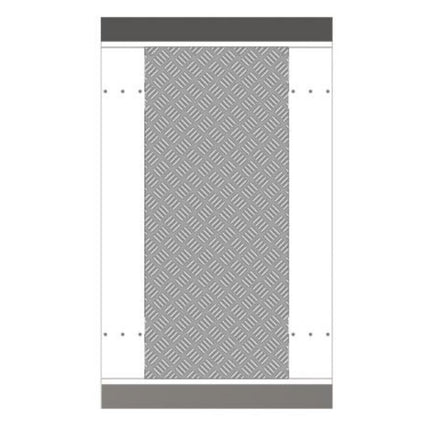 Hikvision AXS-K3G501-BASE550-F Turnstile, Single Base for Single Lane of Fence Lane