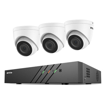 Annke Security Kit: 3x 5MP Turret Cameras, 8CH NVR, Smart Dual Light, AI Detect, Mic