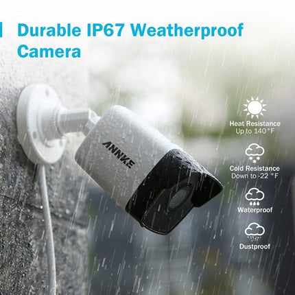 Annke Security Kit: 4x 5MP Bullet Cameras, 8CH NVR, Smart Dual Light, AI Detect, Mic