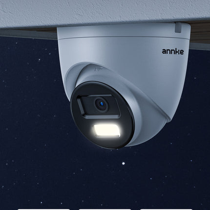Annke Security Kit: 6x 4K Dome Cameras, 8CH 4K Ultra HD NVR, Smart Dual Light, AI Detect, Mic