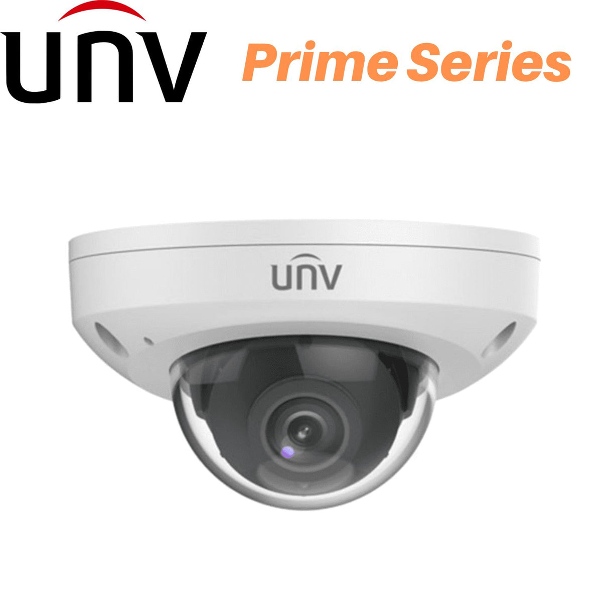 Uniview Security Camera: 4MP Mini-Dome, IK10, Night Vision