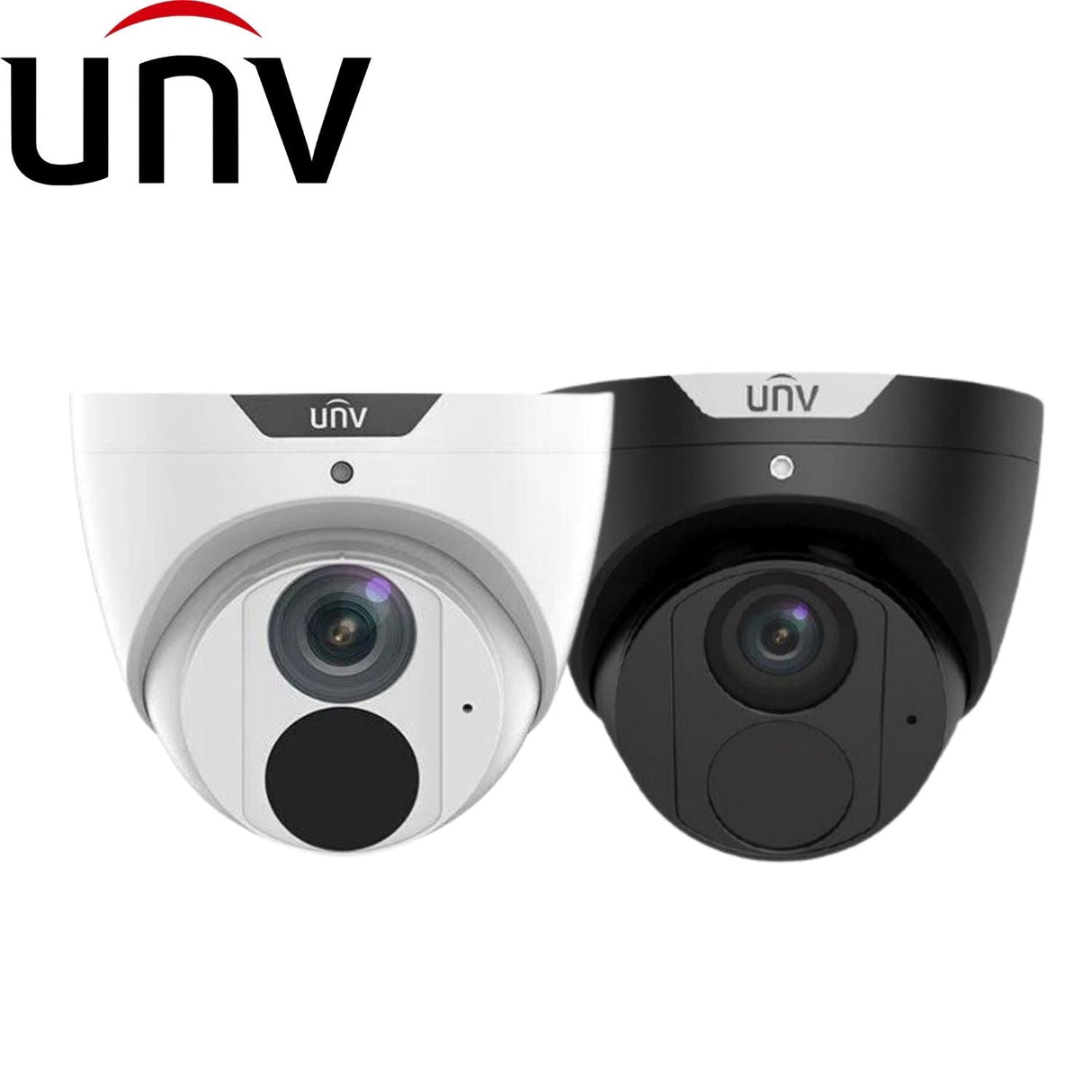 Uniview EasyStar Security System: 10x 6MP Turret Cams, 16CH 4K NVR + HDD (Black)