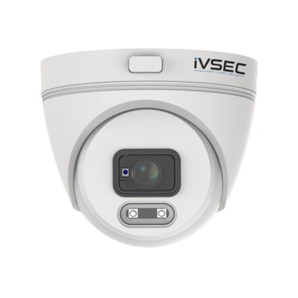 IVSEC Security System: 2x 4MP Turrets, 4-Channel 8MP NVR, SMD