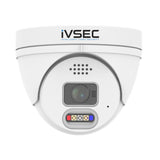 IVSEC Security System: 6x 4MP Adv. Deter, Turrets, 8-Channel 12MP NVR, SMD