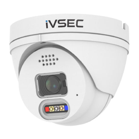 IVSEC Security Camera: 8MP Turret, 2.8MM Lens, Full Colour - IVNC323ADX