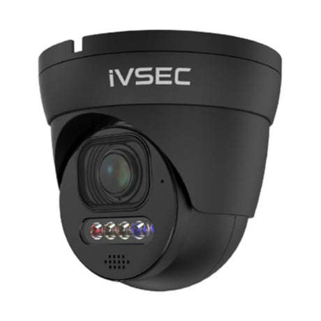 IVSEC Security Camera: 8MP Turret, 2.8-12MM Motorised - IVNC512ADX-BLK
