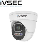 IVSEC Security Camera: 8MP Turret, 2.8-12MM Motorised, Full Colour - IVNC512ADX