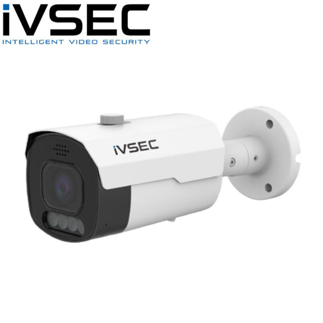 IVSEC Security Camera: 8MP Bullet, 2.8–12mm, Active Deterrence, Two-Way Audio, IP66 - NC531ADX