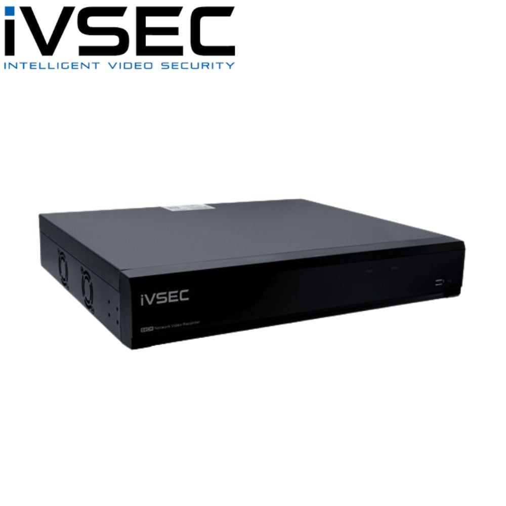 IVSEC 64 Channel Network Video Recorder: 12MP, 4K HDMI - IVNR6644EX
