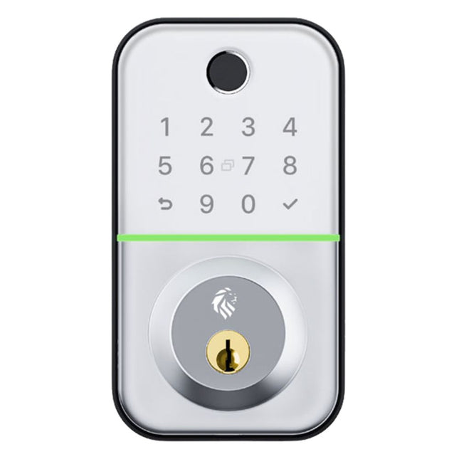 Lionhead Flinders Luxe Digital Dead Bolt Silver - LHL-PDB-S-FLINDERS
