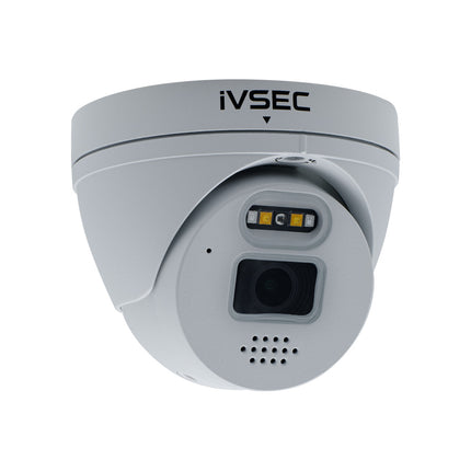 IVSEC Security Camera: 4MP Turret, 2.8mm, Smart Motion Detection, IP66 - NC119XA