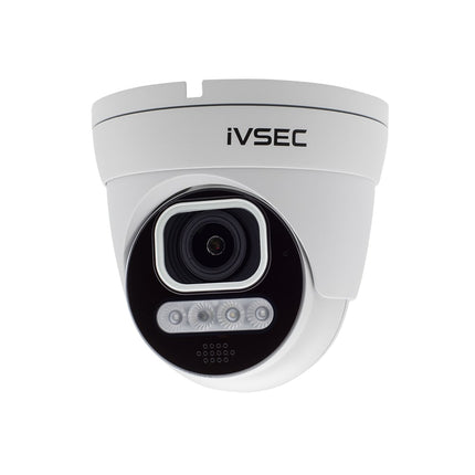 IVSEC Security Camera: 5MP Turret, 2.8–12mm, Advanced Deterrence, Two-Way Audio, IP66 - NC312ADX