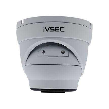 IVSEC Security Camera: 12MP Turret fixed, 3.6mm, 15FPS, POE, IP66, 30M IR, MIC, IVS - NC340XB