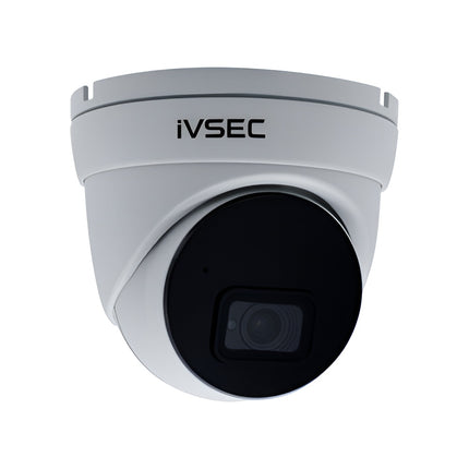 IVSEC Security Camera: 12MP Turret fixed, 3.6mm, 15FPS, POE, IP66, 30M IR, MIC, IVS - NC340XB