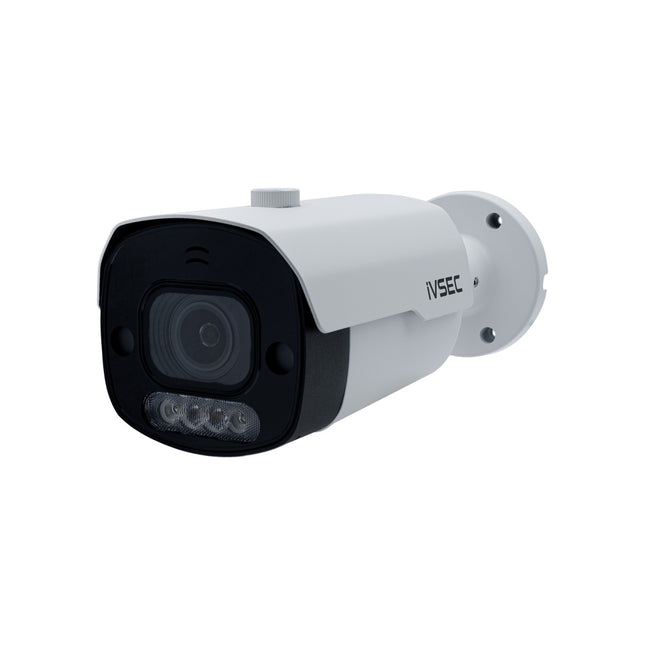 IVSEC Security Camera: 8MP Bullet, 2.8–12mm, Active Deterrence, Two-Way Audio, IP66 - NC531ADX