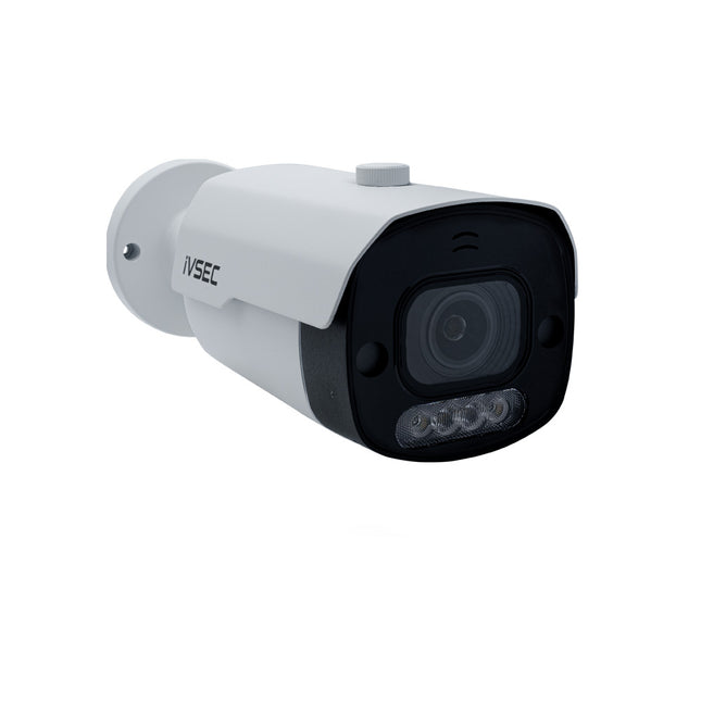 IVSEC Security Camera: 8MP Bullet, 2.8–12mm, Active Deterrence, Two-Way Audio, IP66 - NC531ADX