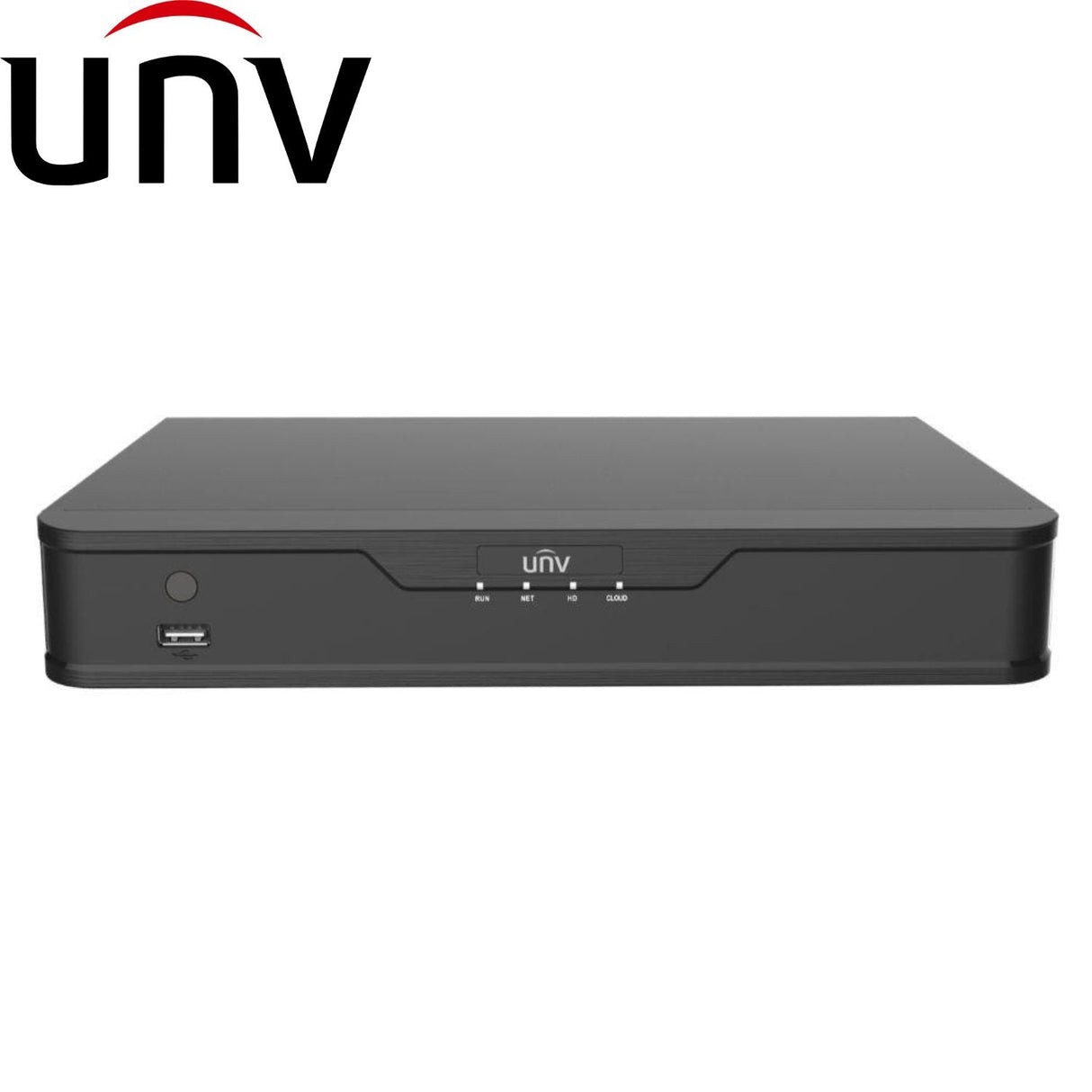 Uniview EasyStar Security System: 2x 6MP Turret Cams, 4CH 4K NVR + HDD (Black)