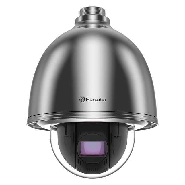 Hanwha Wisenet 2MP Outdoor PTZ Camera, Stainless Steel, 32x Zoom, 4.44-142.6mm - QNP-6320HS
