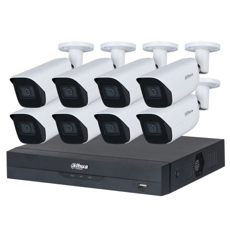 Dahua 2023 Full AI Security System: 8x 6MP Bullet 3X66 Cams, 8CH 16MP WizSense NVR TEST