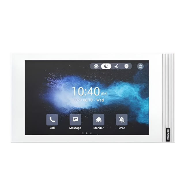 Akuvox S562W (White) 7" Linux Touchscreen Smart Intercom Monitor with WiFi