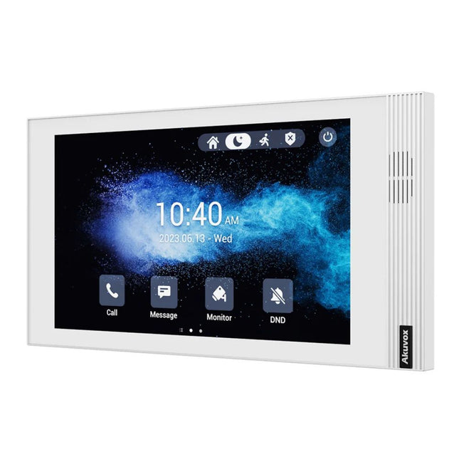 Akuvox S563W-W: 8" Android 12 Indoor Touch Monitor (Wi-Fi)