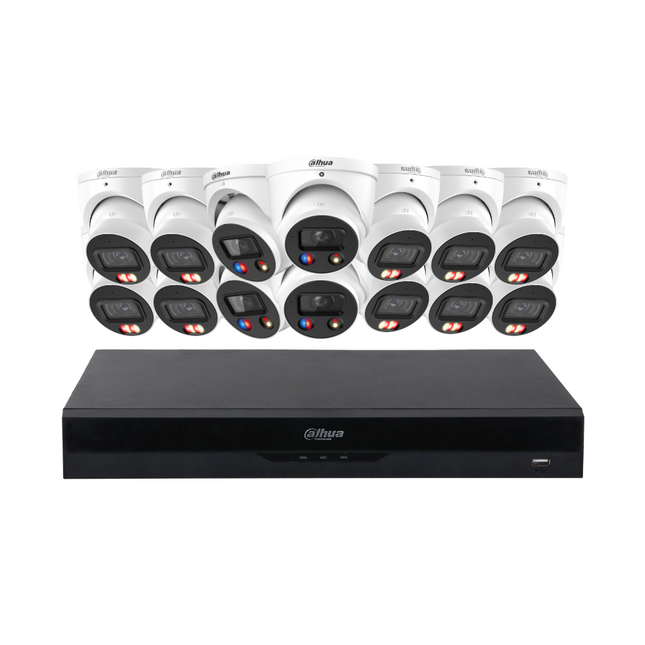 Dahua CCTV Kit: 10x HDW3867EM-S-IL-ANZ, 4x TIOC 3.0, SMD 4.0, Siren & Lights, Smart Dual Light