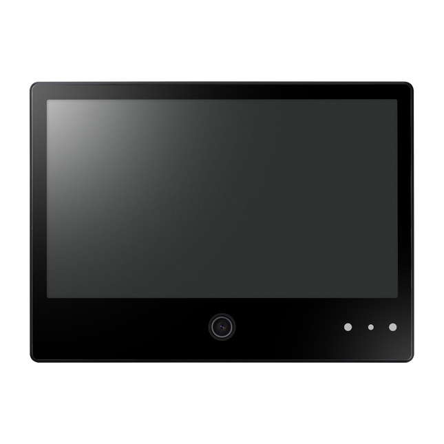 Hanwha 10" AI PVM Monitor, 2MP AI Camera, 1024 x 600, 24VDC, POE input - SMT-1031PV