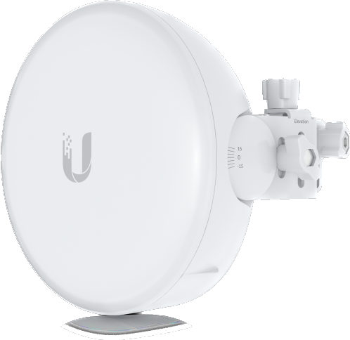 Ubiquity UBQGBE-PLUS 60Ghz Airmax Gigabeam Plus Radio 35Dbi Low Latency (57Ghz-66Ghz) 1.5+GB ps Bidir Throughput up to 1.5Km Distance Passive PoE 22-26VDC Wpa2 Aes Only