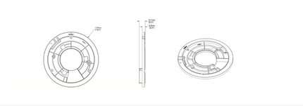 IVSEC Small Adaptor Box & Plate - IV2467X