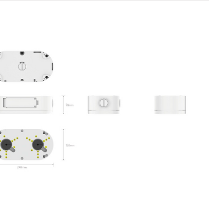 IVSEC Dual Camera Mounting Junction Box - IV2480X
