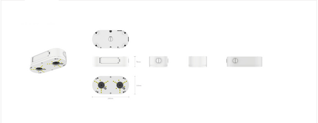 IVSEC Dual Camera Mounting Junction Box - IV2480X