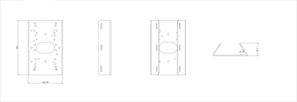 IVSEC Pole Mount Bracket for IV2422X IV2455X IV2455X IV2477X and NC591XA - IV2488X