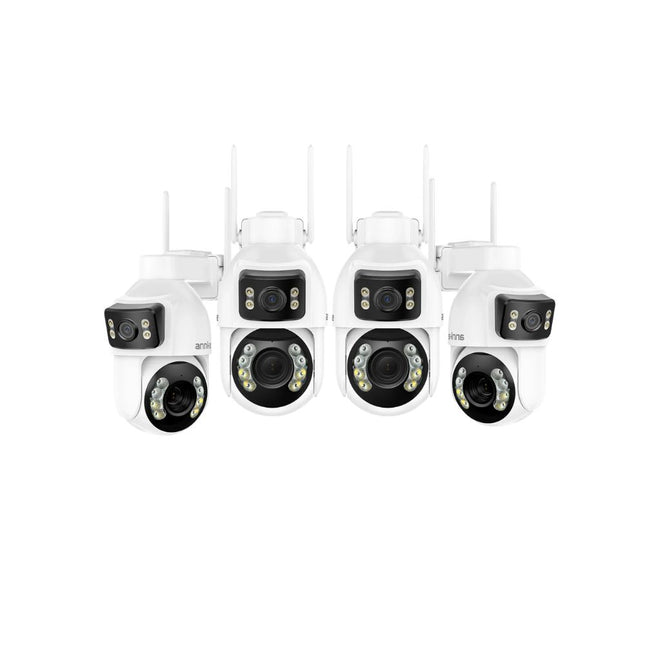 Annke 4x WCD1012 10MP Dual Lens WiFi PTZ Cameras, 12x Optical Zoom, 270° Pan 90° Tilt, Smart Motion Detect, Dual Light Color Night Vision, Two-Way Audio