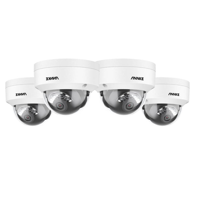 Annke 4x C800D 8MP (4K) Optical Zoom Outdoor PoE Dome Camera, AI Human & Vehicle Detection, Color & IR Night Vision, Built-in Mic, RTSP, IP67 & IK08